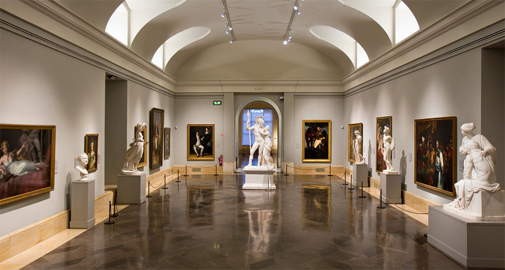 马德里普拉多国家博物馆的中央展厅 © Museo Nacional del Prado