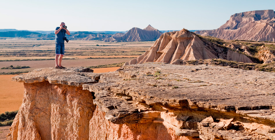 Bardenas Reales 沙漠中的岩石