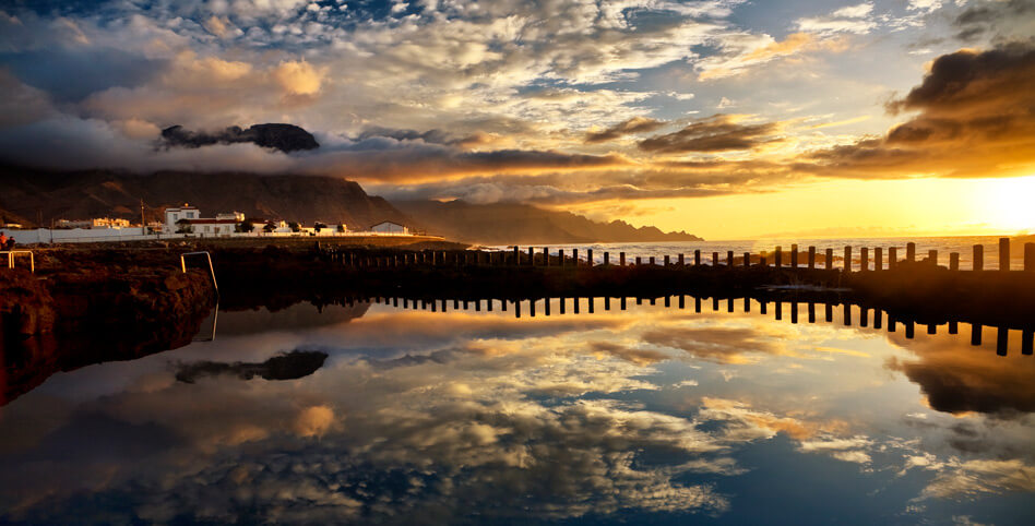 大加那利岛的 Agaete 天然泳池 © Turismo de Canarias