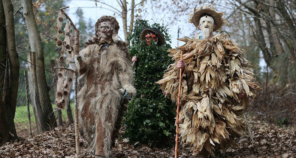 “La Vijanera”化妆节 © Asociación Cultural La Vijanera de Silió