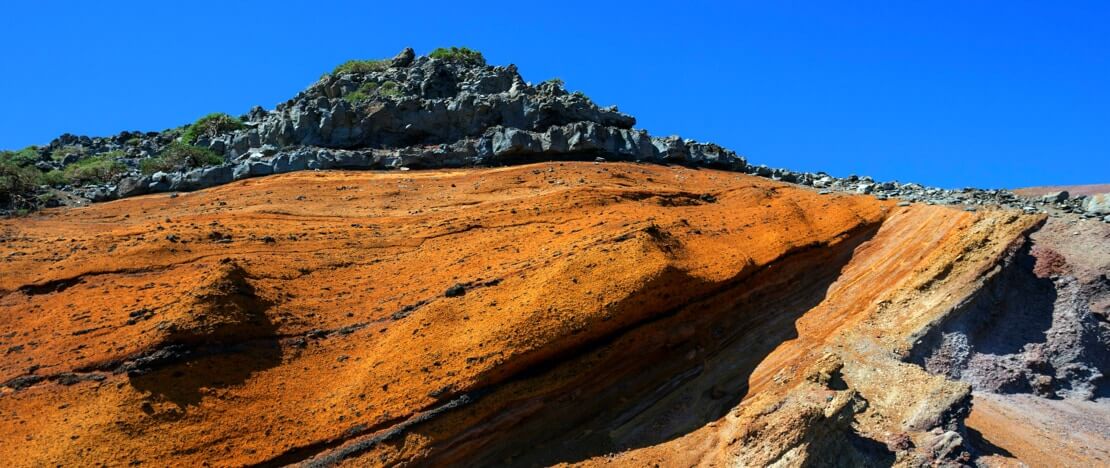 拉帕尔马岛的老昆布雷自然公园火山
