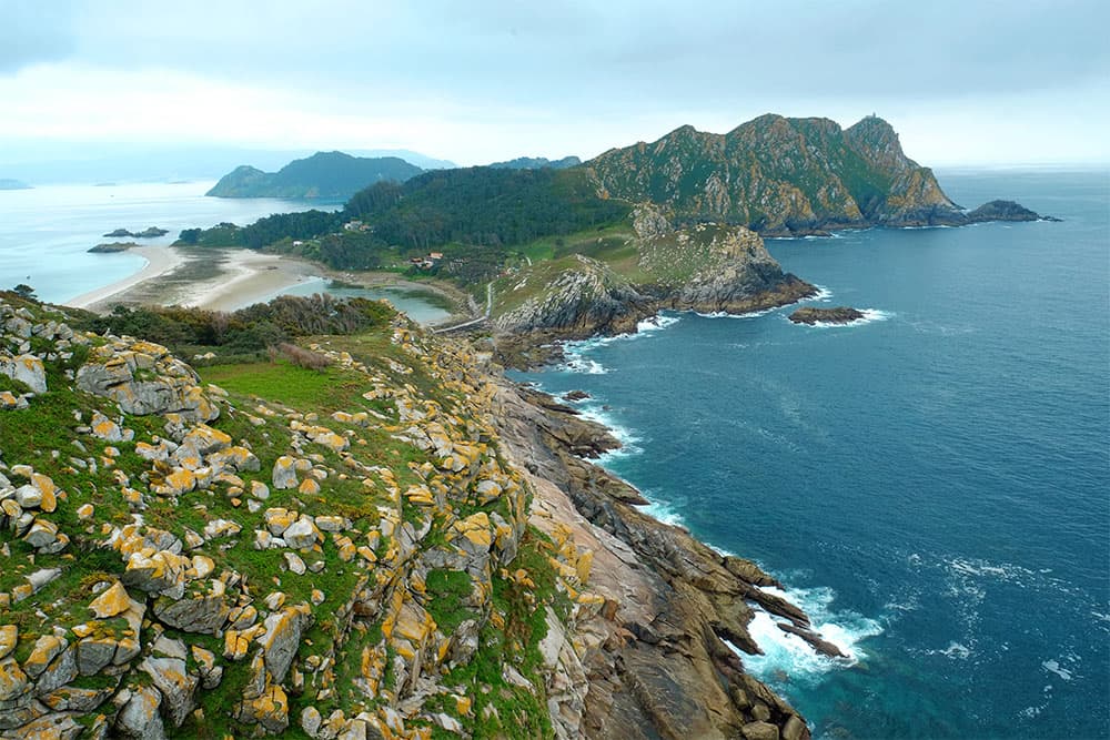 加利西亚的大西洋群岛（Islas Atlánticas）国家公园，海洋-陆地保护区© Pedro Giráldez